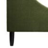 Aspen - Queen Vertical Tufted Modern Headboard Platform Bed Set - Olive Green - Image 6