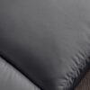 Modern Sectional Technical Leather L-Shaped Sofa Couch With Reversible Chaise Lounge - Dark Gray - Image 9