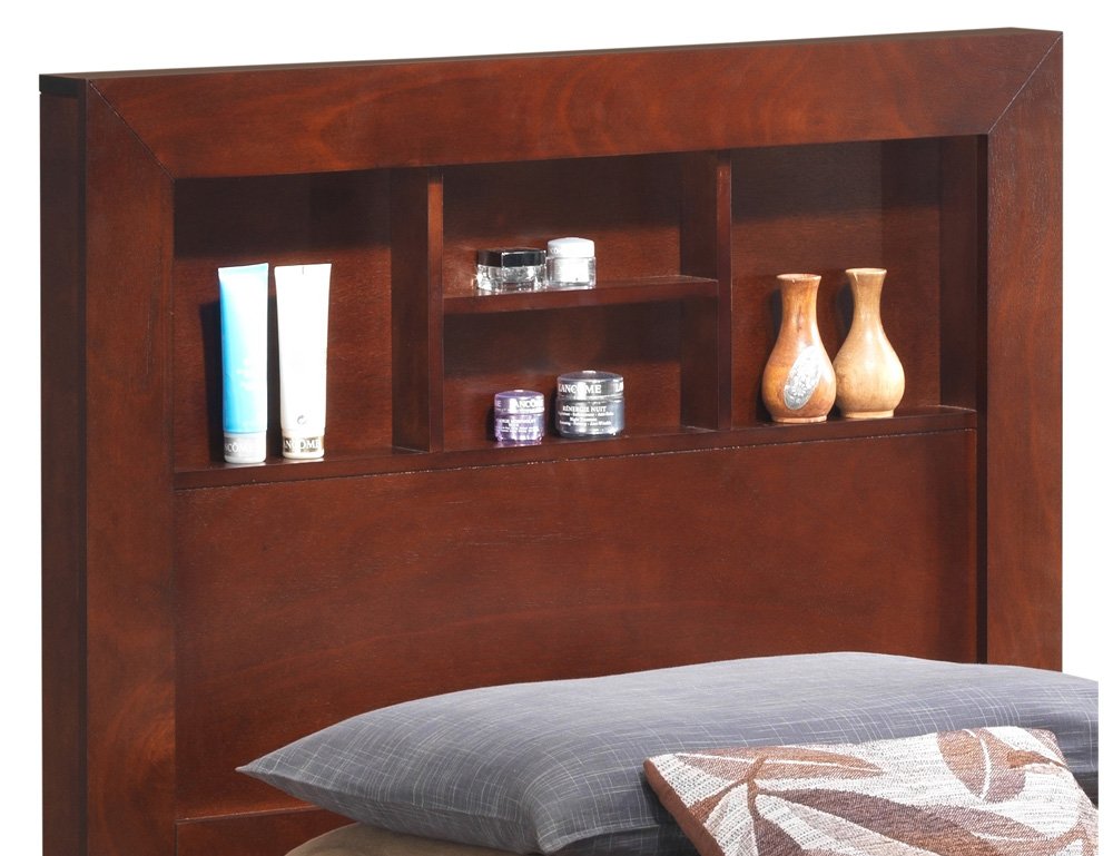 Twin Bed For Cozy Spaces Transitional - Cherry - Image 5