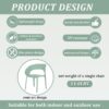 1 Piece Designed Single Chair, UV Resistant, Waterproof And Wear Resistant - Haze Green - Image 18