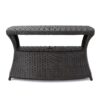 Berkeley - Chaise Lounge Side Table Outdoor Polyethylene Wicker - Brown Multi - Image 11