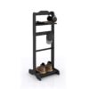 Accent Portable Garment Rack, Clothes Valet Stand With Storage Organizer - Black - Image 10