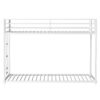 Adam - Twin Over Twin Metal Bunk Bed - White - Image 2