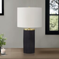 Lighting, Table Lamp, Concrete, Modern - Black