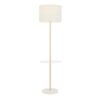 Chloe - Contemporary Shelf Floor Lamp - Clear / White - Image 2