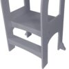 Child Standing Tower, Step Stool For Kids, Toddler Step Stool For Kitchen Counter - Gray - Image 8