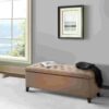 Tufted Top Soft Closer Storage Bench - Sand - Image 5