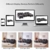 Modern U Shaped Sofa With Console, Cupholders And USB Ports, 6 Seat Upholstered Symmetrical Indoor Furniture, Sleeper Couch Set With Chaise - Gray - Image 23