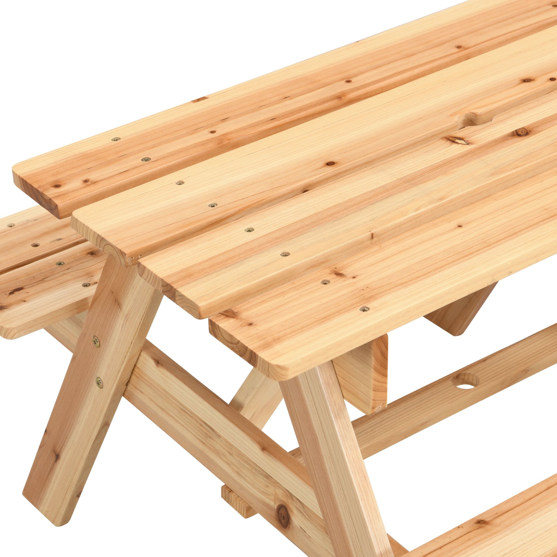 Wood Children's Dining Table And Chair Set For Play Reading And Snacks - Natural - Image 8