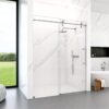 Frameless Single Sliding Shower Door With 8Mm Clear Tempered Glass - Chrome - Image 4