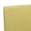 Contemporary Fabric Dining Chairs (Set of 2) - Green / Natural Oak - Image 13