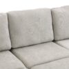 Sectional Sofa Couch Sofa Bed U-Shaped Sofa With Two Movable Ottoman And Three USB Ports For Living Room - Gray - Image 17