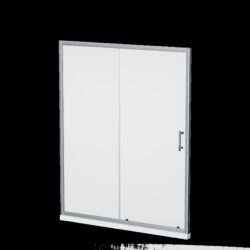 Sliding Shower Door With And Handle - Chrome
