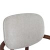 Dining Chairs (Set of 2) Upholstered Arm Chairs, Rubber Wood Accent Chairs Fabric Seating, 300 Lbs Weight Capacity - Beige - Image 15