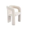 Contemporary Designed Velvet Fabric Upholstered Accent / Dining Chair Teddy Armchair (Set of 2) - Beige - Image 20