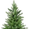 Unlit 7Ft Christmas Tree With Dense Branches, Hinged Design, Realistic Look - Green - Image 4