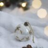 Christmas Ball Ornaments, Decorative Hanging Ball Christmas Tree Ornaments For Holiday Party Decorations (Set of 12) - White - Image 4