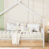 Full Size Classic House Bed With 2 Drawers - White - Image 17