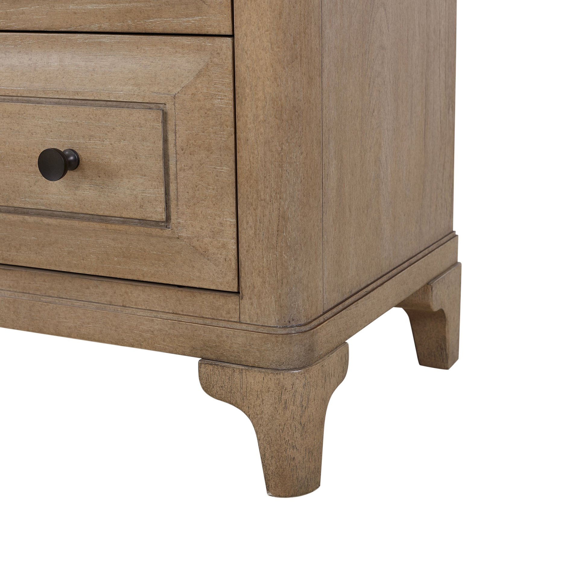 2 Drawer Nightstand - Sand - Image 6