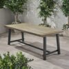 Outdoor Dining Table - Gray / Rustic Metal - Image 5
