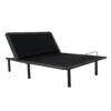 Queen Size Quick Assembly Adjustable Bed Frame With Voice Activated Controls - Black - Image 2