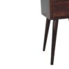 Mini 2 Drawer Nightstand - Walnut - Image 3