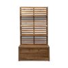 Storage Bench With Rack - Teak - Image 5