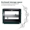 Contemporary Freestanding Bathroom Vanity With Resin Sink & Soft Close Cabinet Doors - Dark Green - Image 10