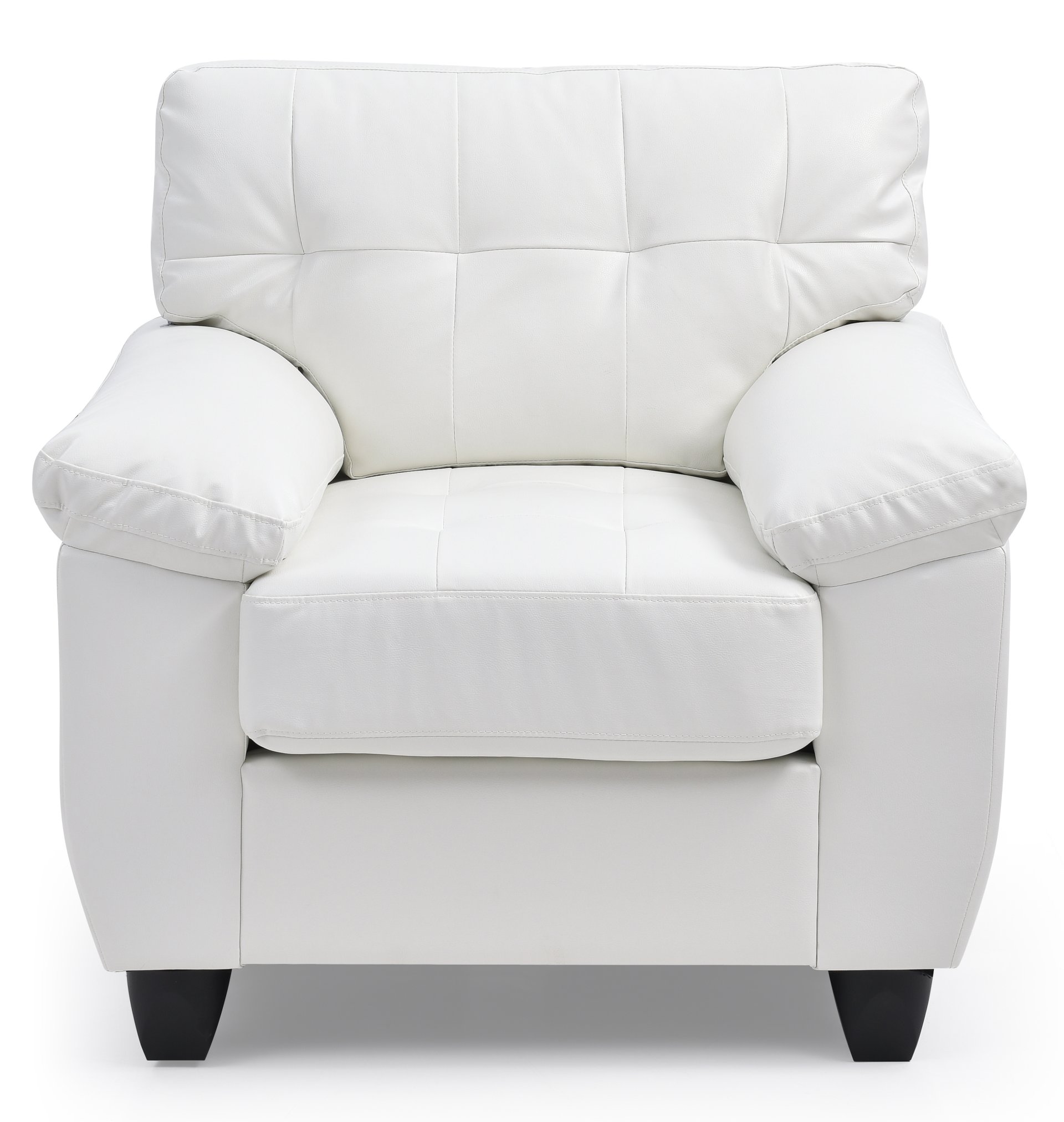 Chic Modern Accent Chair - White - Image 3