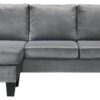 Jessica - Sofa Chaise - Gray - Image 8