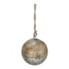 Christmas Ball Ornaments, Wood Decorative Hanging Ball Christmas Tree Ornaments For Holiday Party Decorations (Set of 4) - Brown - Image 18