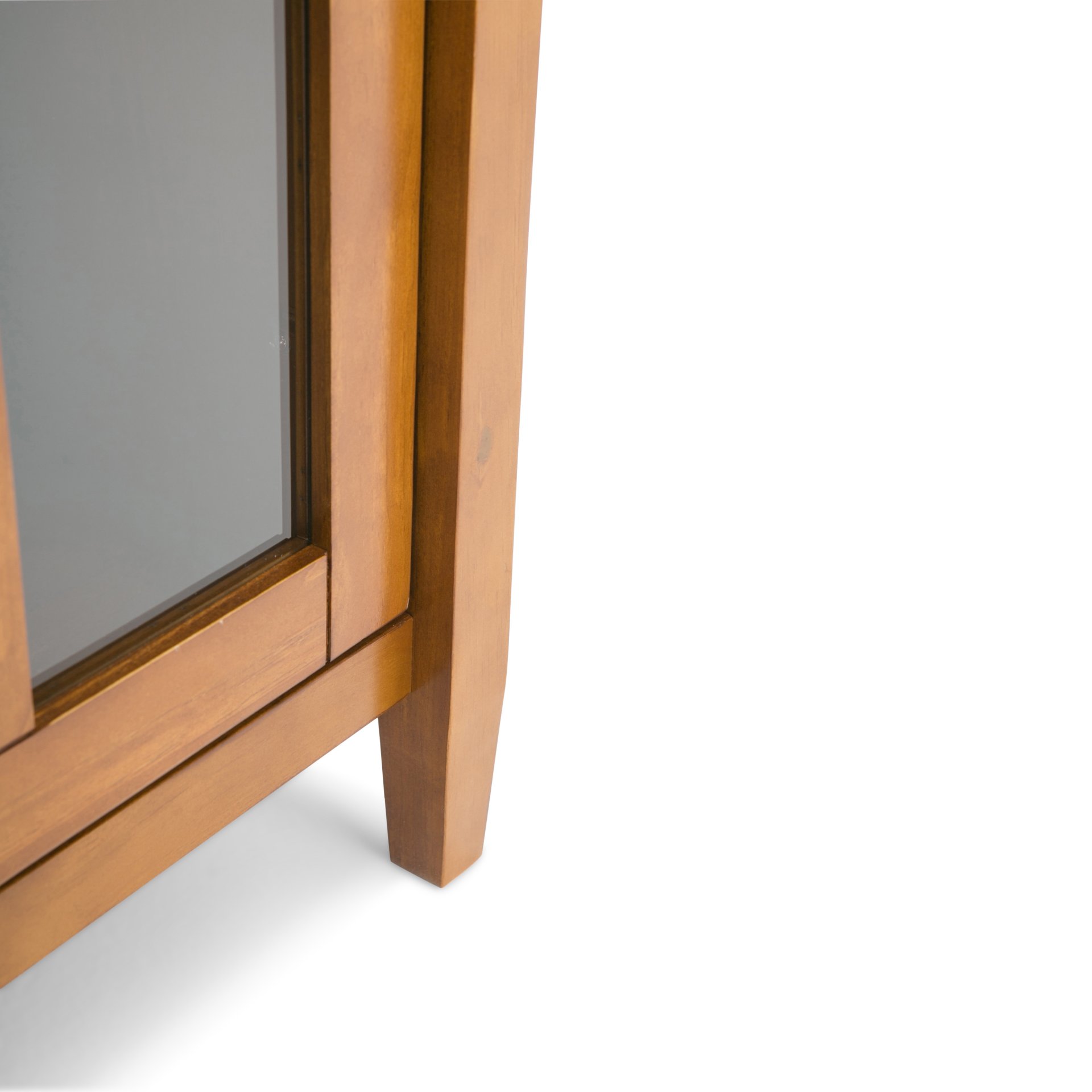 Warm Shaker - Medium Storage Media Cabinet - Light Golden Brown - Image 5