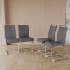 Modern Dining Chairs (Set of 2), Side & Kitchen Chairs With Padded Seat High Back, For Dining, Kitchen, Living Room - Gray - Image 6