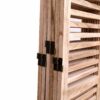 Panel Wooden Folding Room Divider - Natural - Image 16