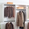 Devi - Wall Mounted Wood Closet System Modular Design - Warm White - Image 8