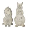 Resin Standing & Lying Down Squirrel Rustic, For Harvest Festival Fall Festival & Thanksgiving Table Decorations (Set of 2) - Antique Cream - Image 12