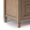 Connaught - Entryway Storage Bench - Rustic Natural Aged Brown - Image 5