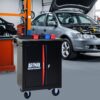 Double Door Clapboardl Multi Function Tool Cart - Black / Red - Image 15