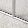 Shoe Changing Bench With Silver Metal Legs For Versatile Use - Black - Image 15
