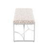 Constellation - Contemporary Bench - Silver / Gray Leopard - Image 2