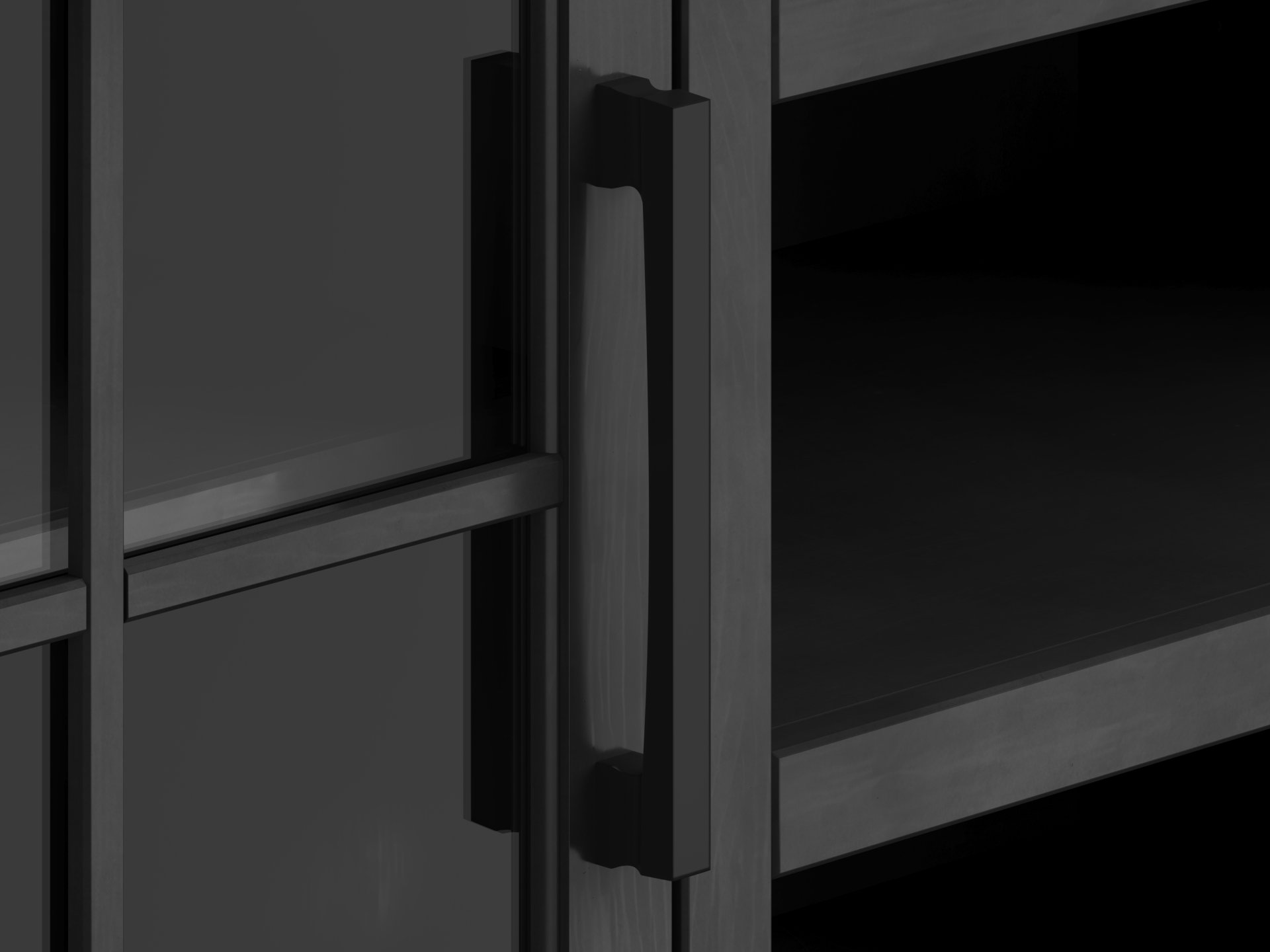 Essex - TV Stand Console For TVs Up To 80" - Black, Whiskey - Image 9