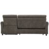 2 In 1 Sofa 3 Seater With Sofa Bed And Reversible Recliner - Dark Gray - Image 20