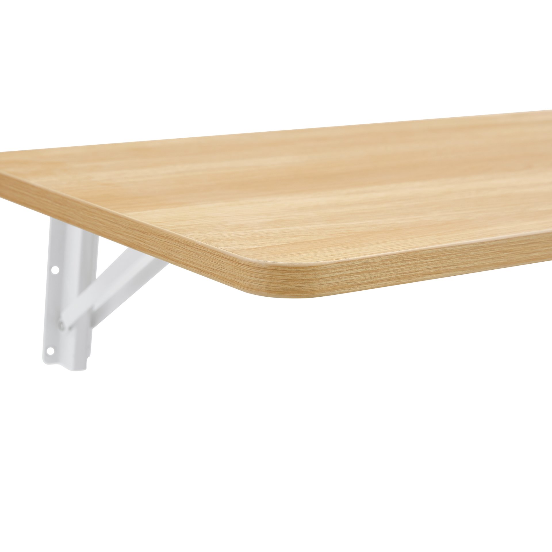 Laundry Room Folding Table Wall Mounted, Folding Table For Small Spaces, Fold Down Desk, Workbench, Addition To Garage & Shed - Burly Wood - Image 15