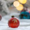 Christmas Ball Ornaments, Glass Decorative Hanging Ball Christmas Tree Ornaments For Holiday Party Decorations (Set of 12) - Red - Image 4