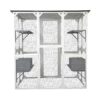 Xpt018 Cat Cage Box Lovely House Cute Pet Play Speace Wooden Medium - White - Image 5