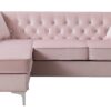 Paige - Sofa Chaise - Pink - Image 2