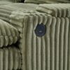 Convertible Loveseat Sofa With Storage And USB Ports - Green - Image 14