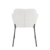 Daniella - Contemporary Dining Chair (Set of 2) - Black / Cream - Image 5
