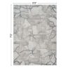 Geometrix - 5'3" X 7'3" Area Rug, Geometric 3D Effect - Gray / Ivory - Image 6