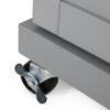 Negley - Contemporary Kitchen Cart With Wheels - Gray - Image 12